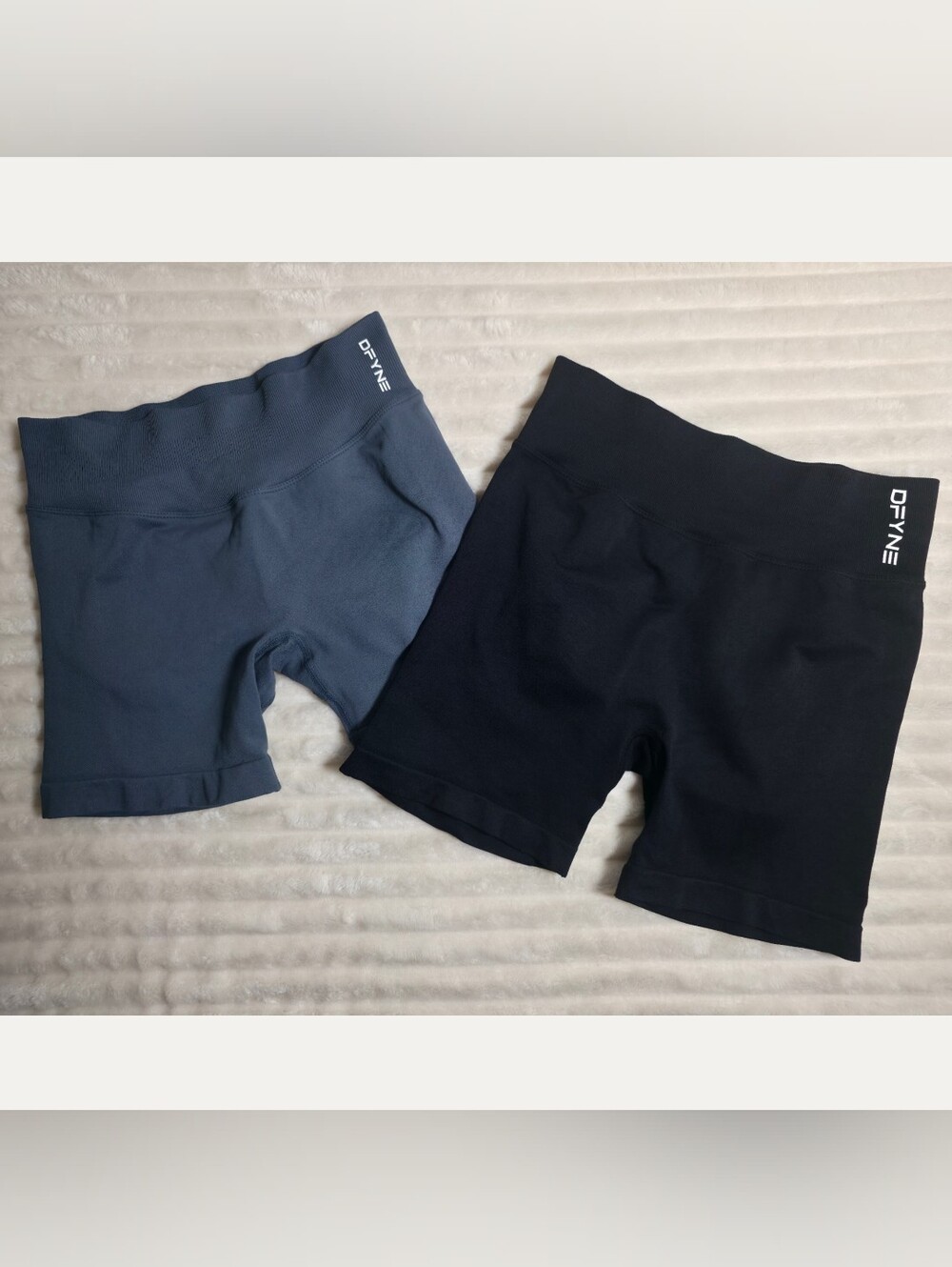 Bundle Dfyne Shorts, Size XS/Small, Black & Gray, Butt Scrunch, Highwaist